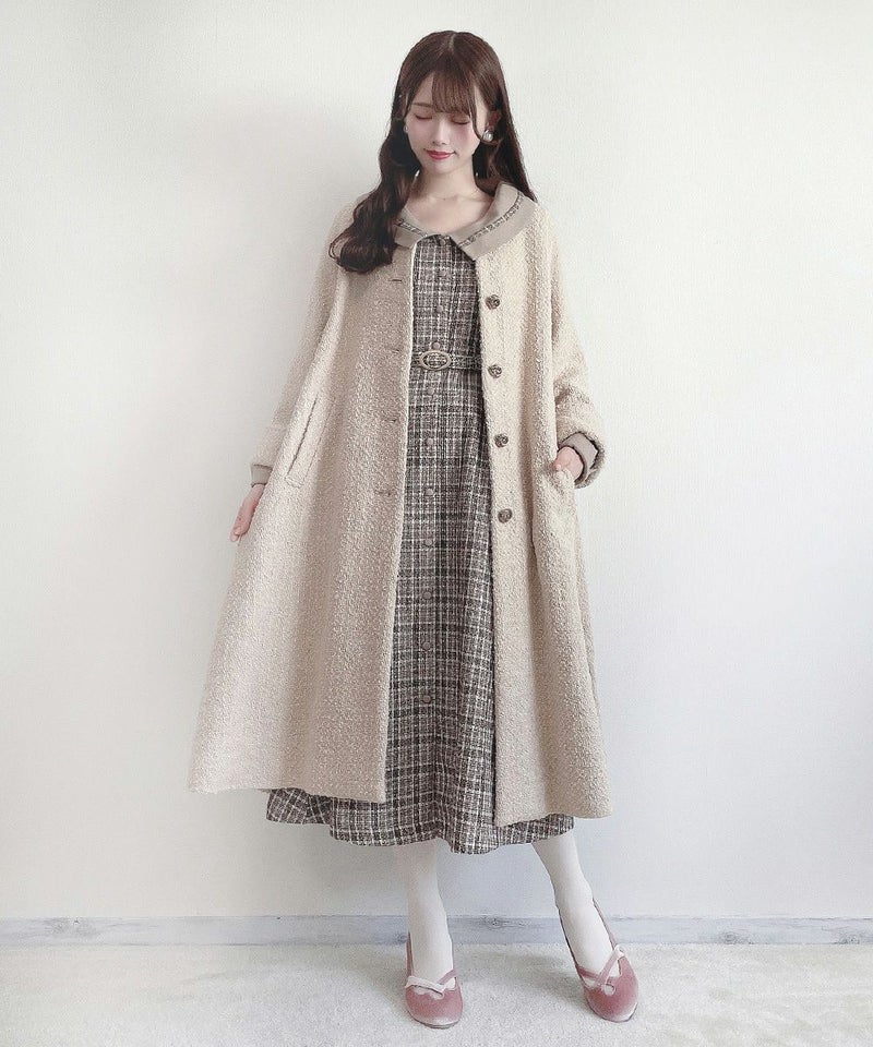 beige×brown / 162cm