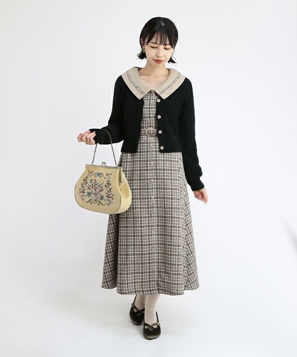 beige×brown / 158cm