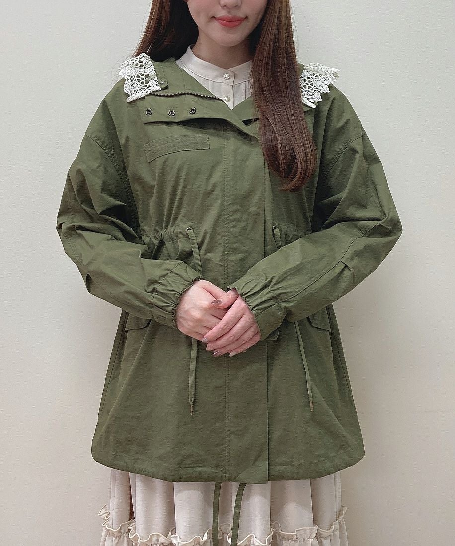 □レース使いモッズコート/F i.n.t [43AD03j007] | F i.n.t公式通販サイト