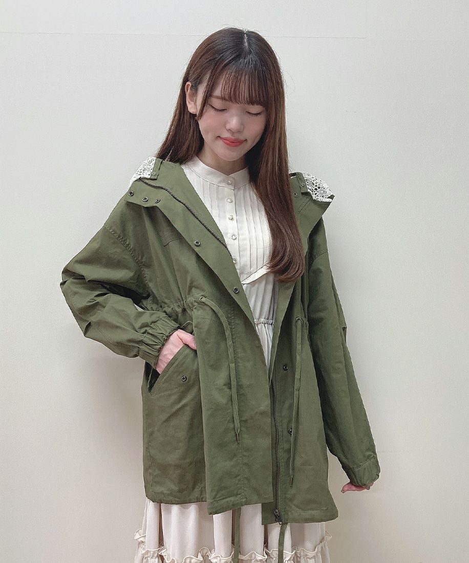 keiさん専用のCOMOLI モッズコート フード付き オリーブ keiさん専用の
