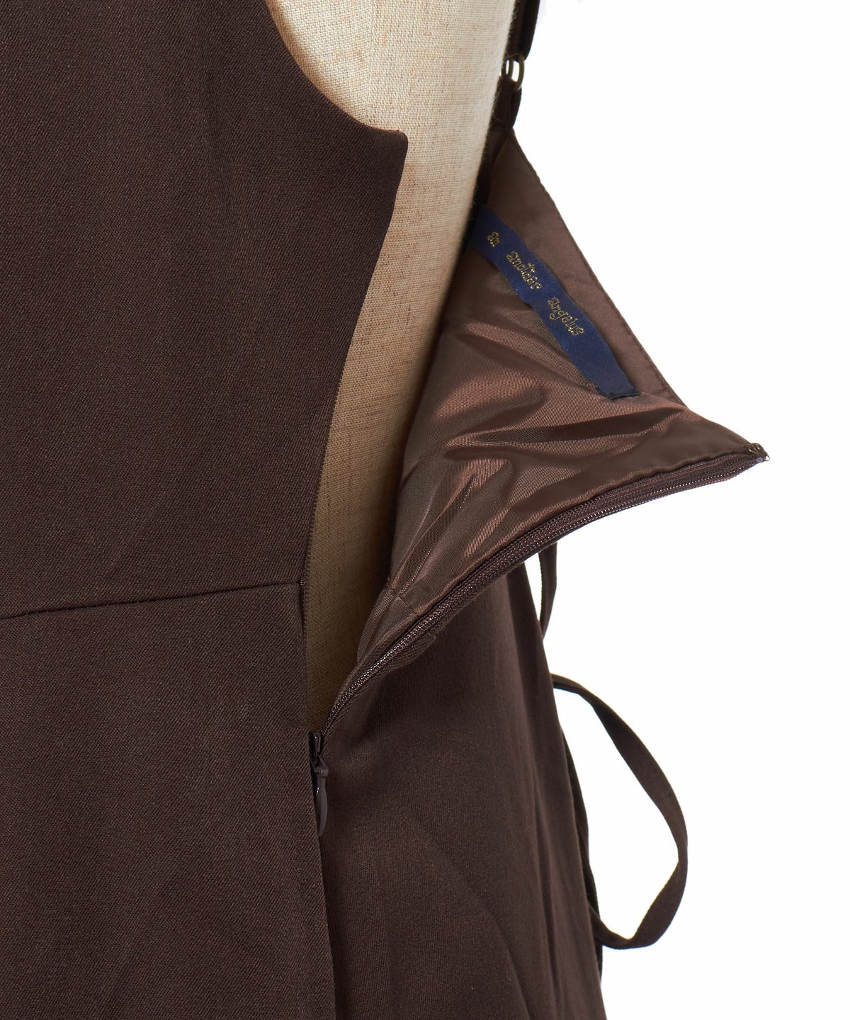 サイドファスナー (brown)
