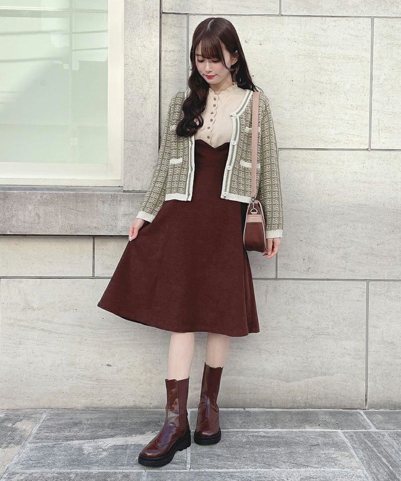 light green×white / 162cm