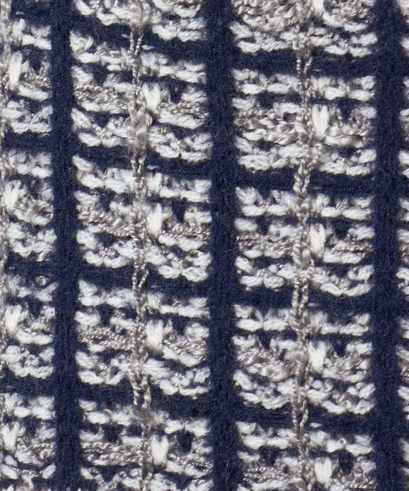 生地アップ (navy×gray)