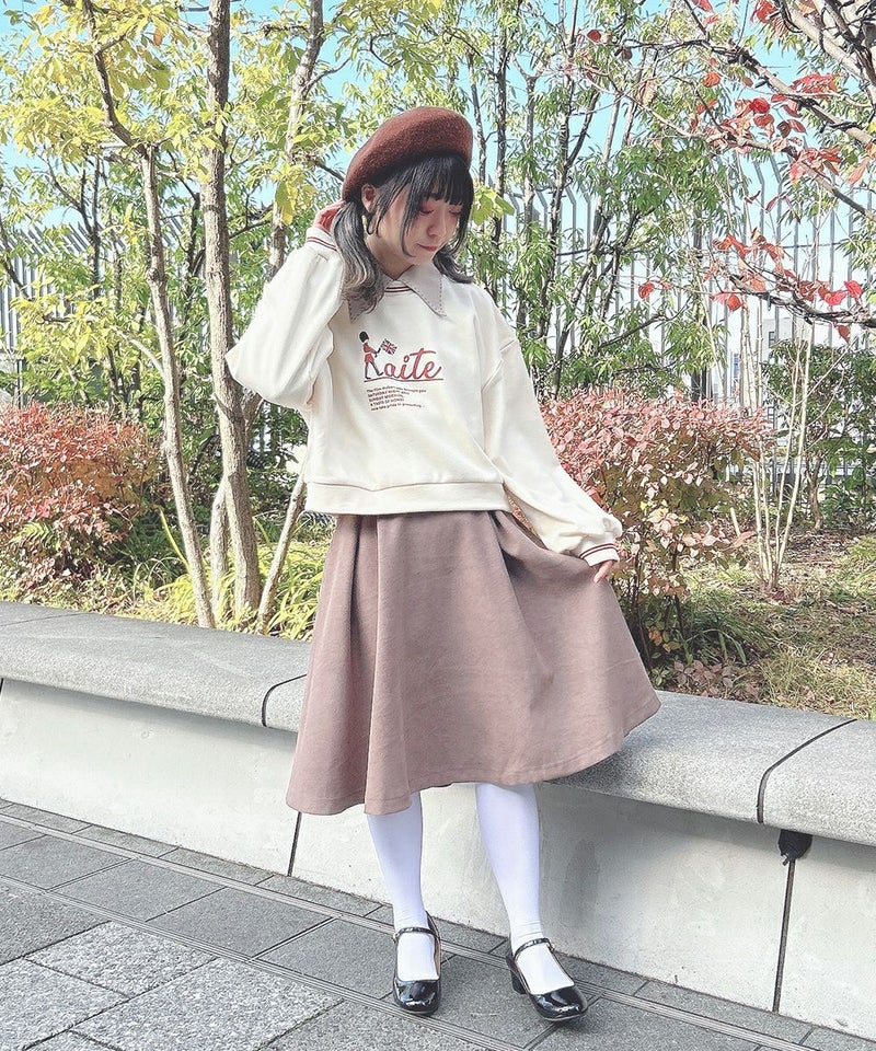 grege / 148cm / スウェットとのレイヤード