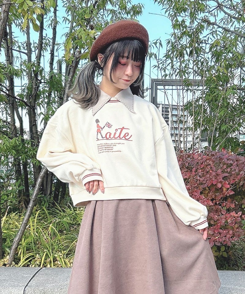 grege / 148cm / スウェットとのレイヤード