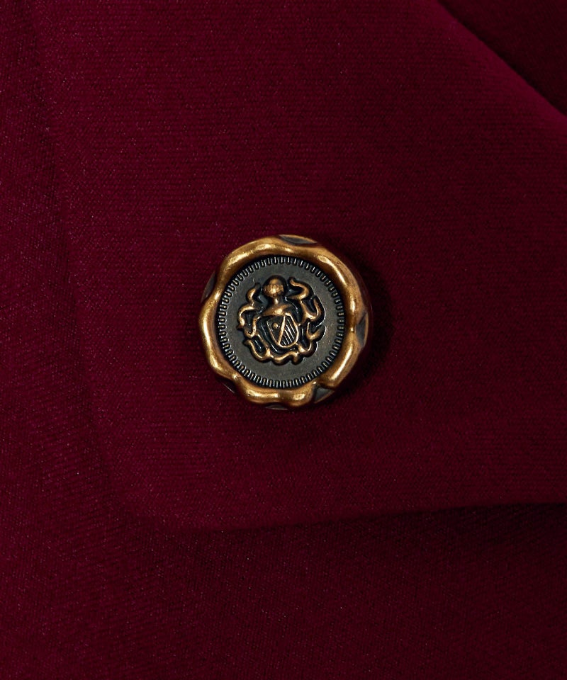 釦アップ (bordeaux)