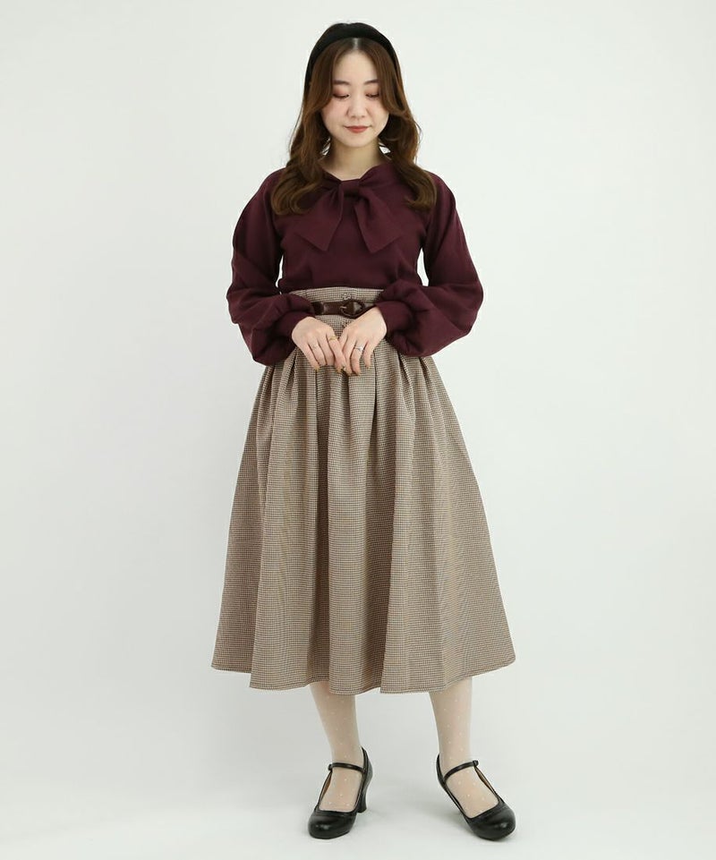 beige×brown / 153cm