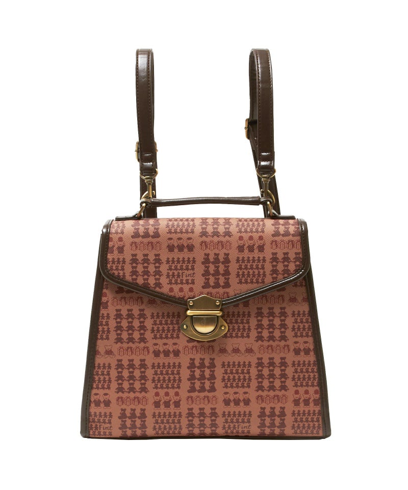 リュックにした場合 (brown)