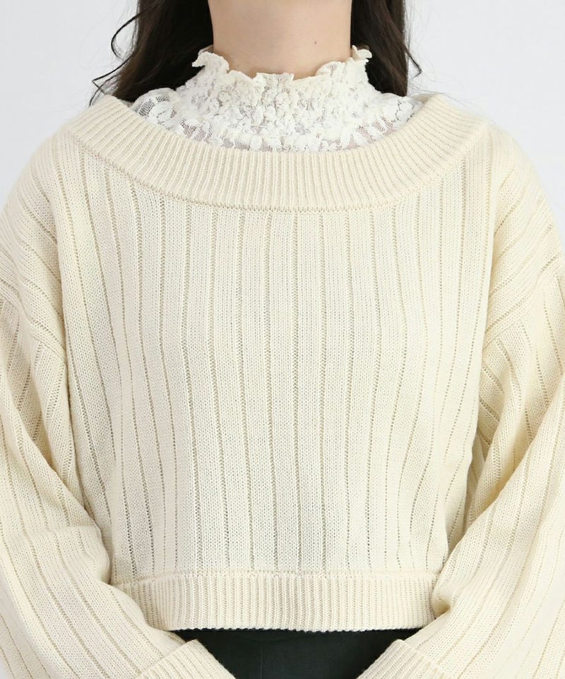 ivory / 162cm / インナーとして着用