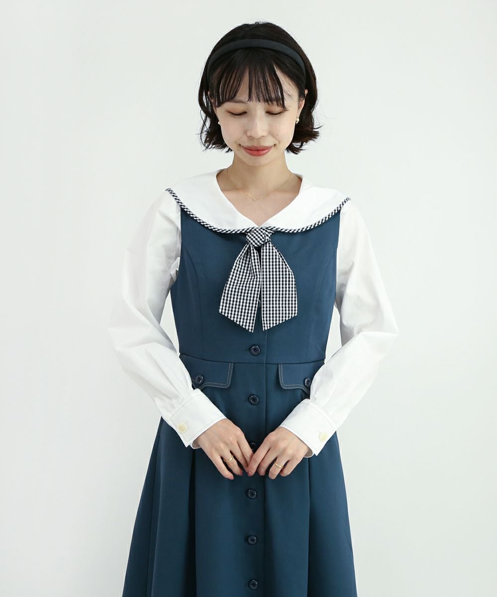 blue green / 158cm / ワンピースのみの着用