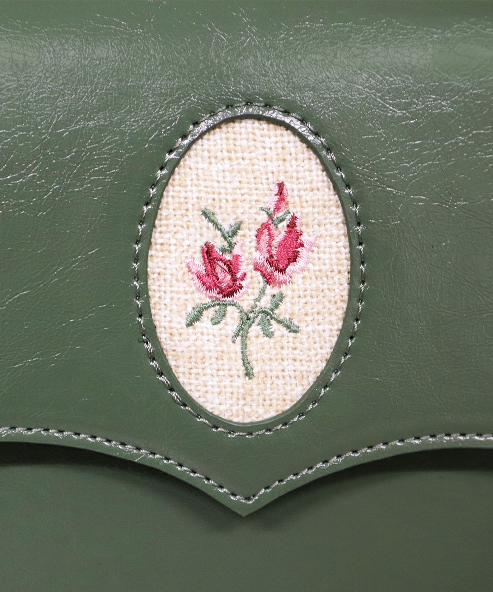 刺しゅうアップ (green)