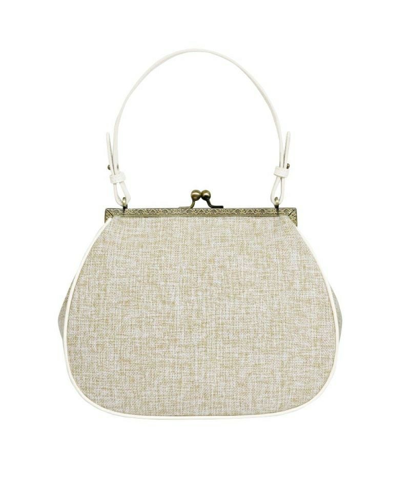 バック (blue×white)