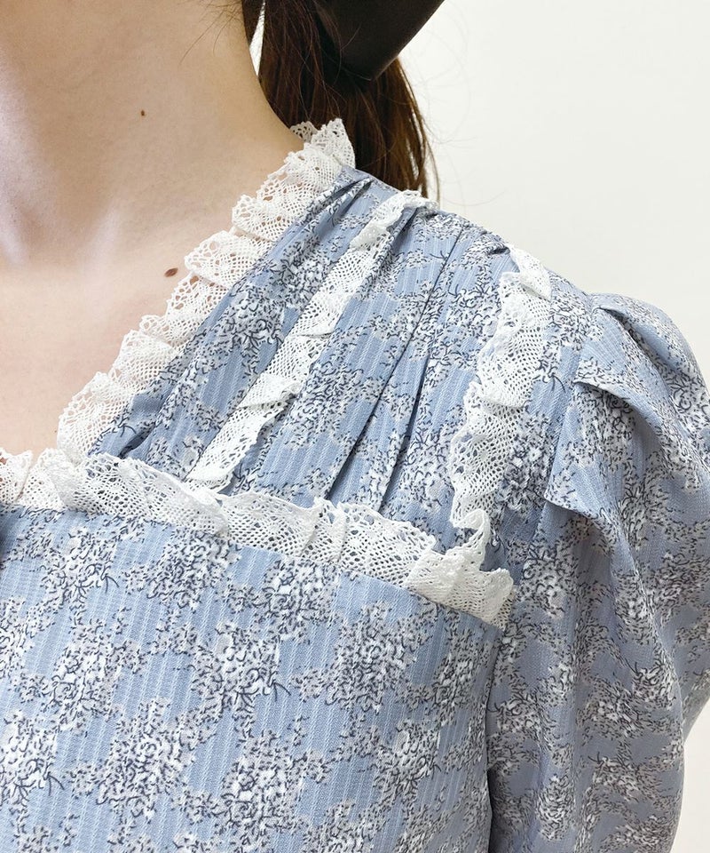 light blue×white / 166cm