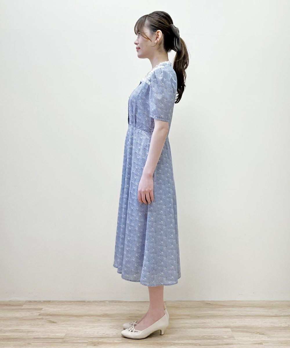 light blue×white / 166cm