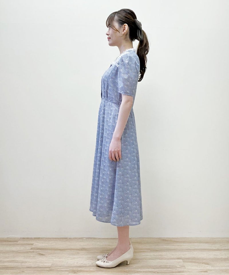 light blue×white / 166cm