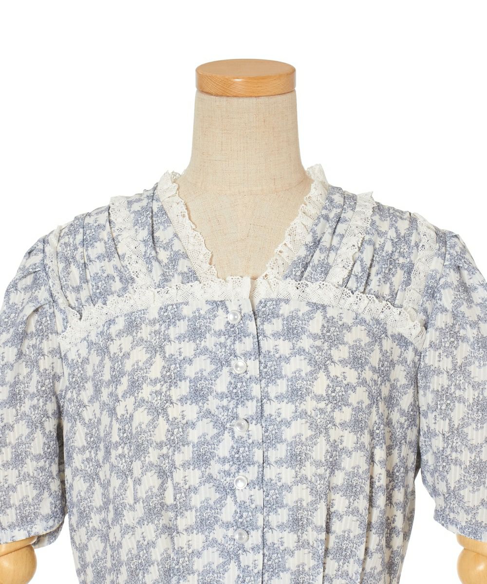 フロントアップ (off white×blue)