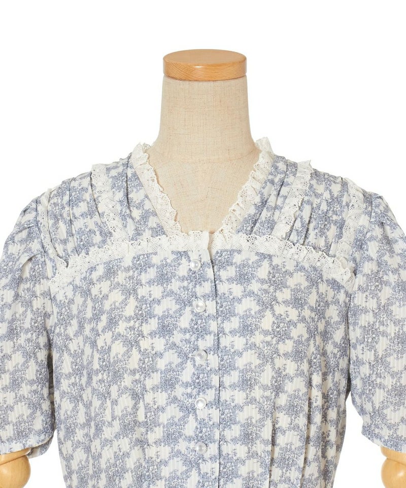 フロントアップ (off white×blue)