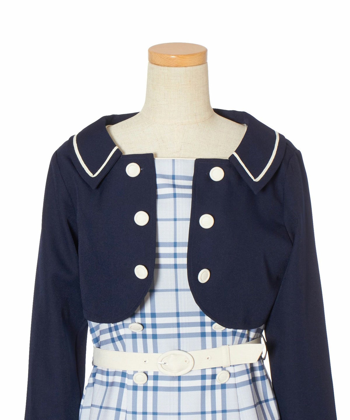 フロントアップ (navy×white)