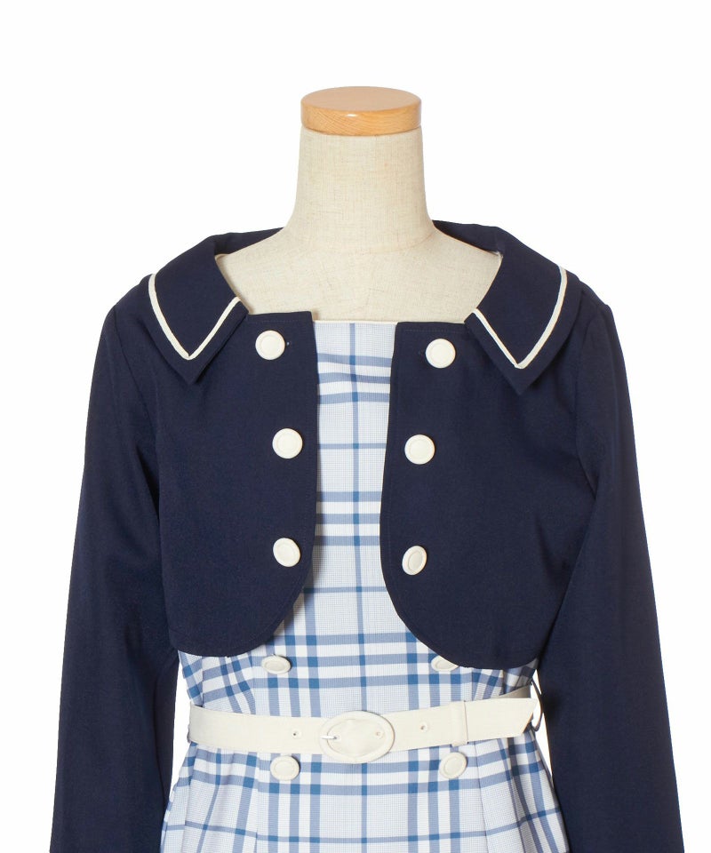 フロントアップ (navy×white)