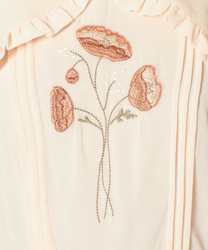 刺しゅうアップ (light orange)