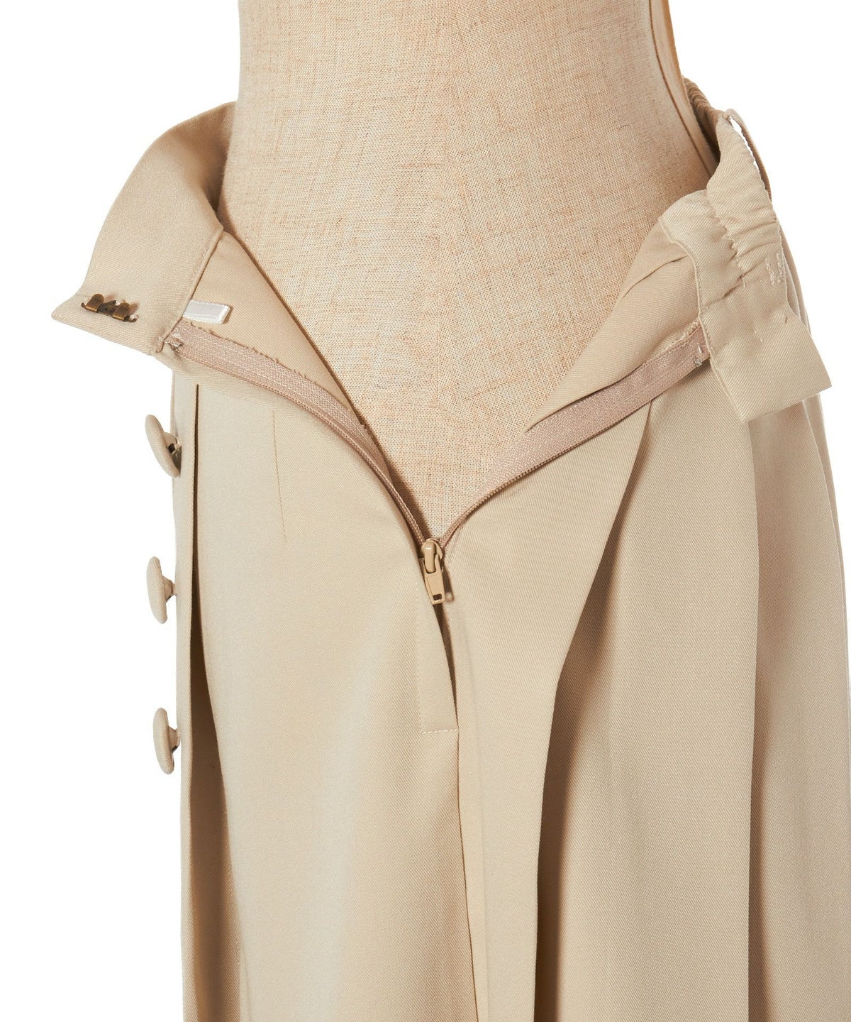 サイドファスナー (ivory)