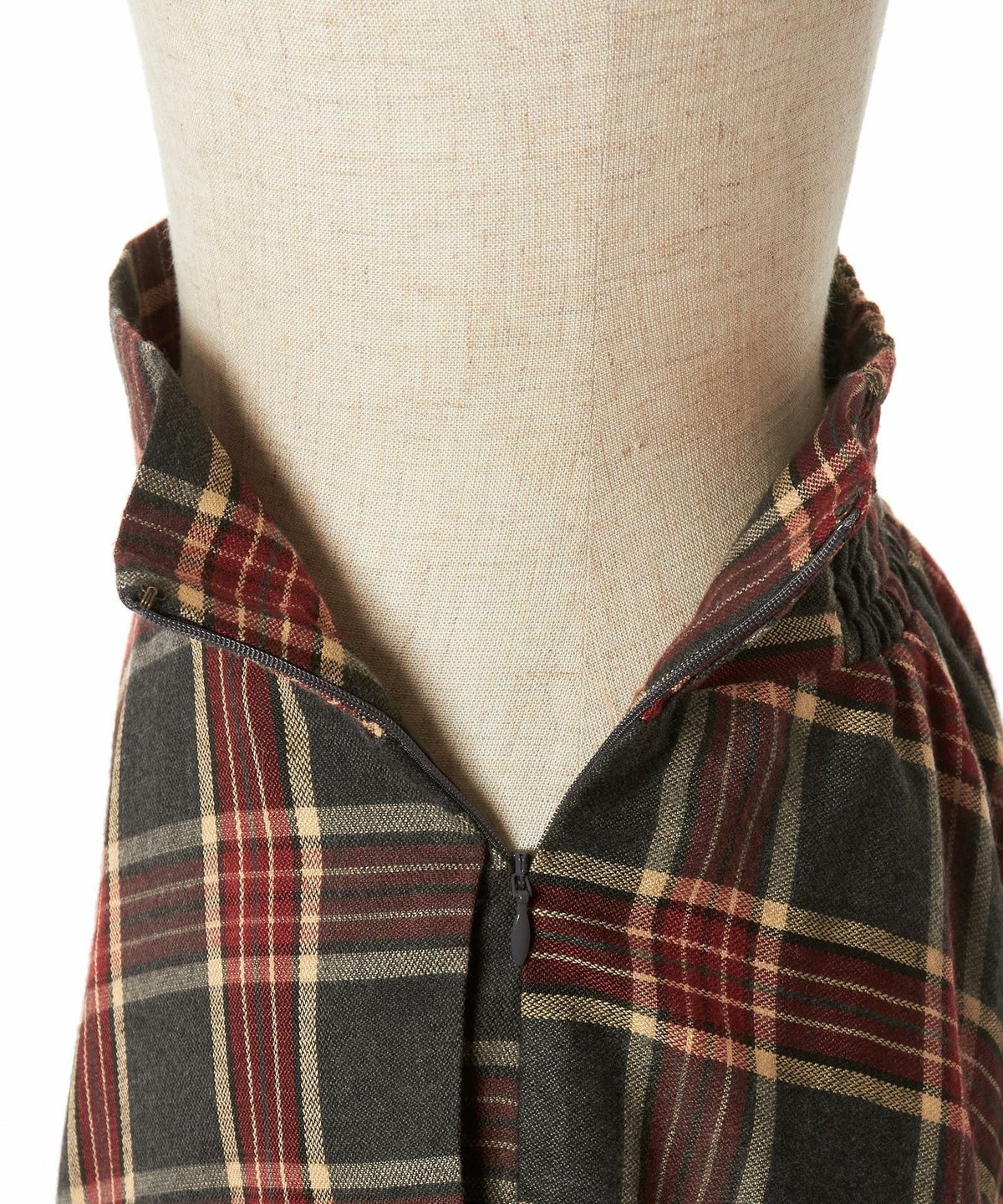 サイドファスナー (red×gray)