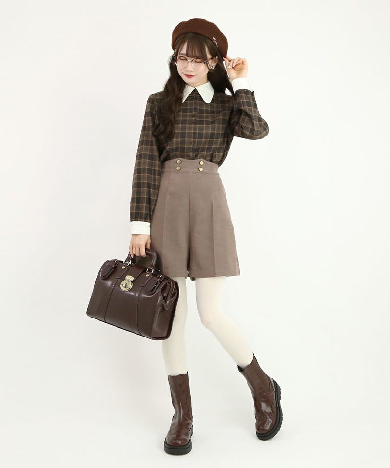 beige×brown / 162cm