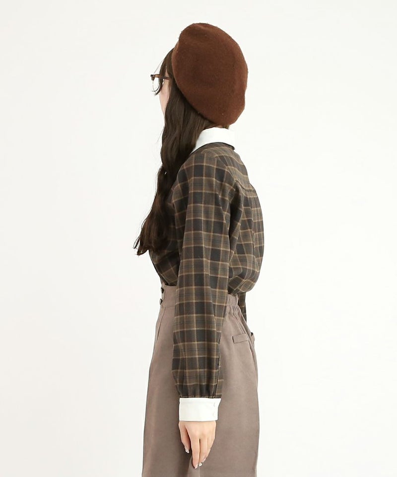 beige×brown / 162cm