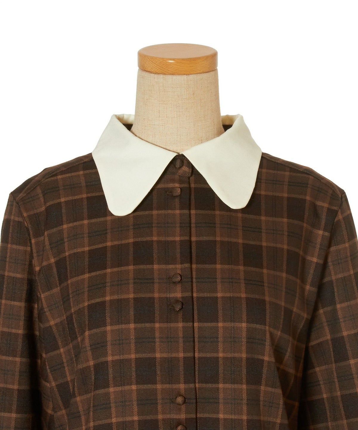 フロントアップ (beige×brown)