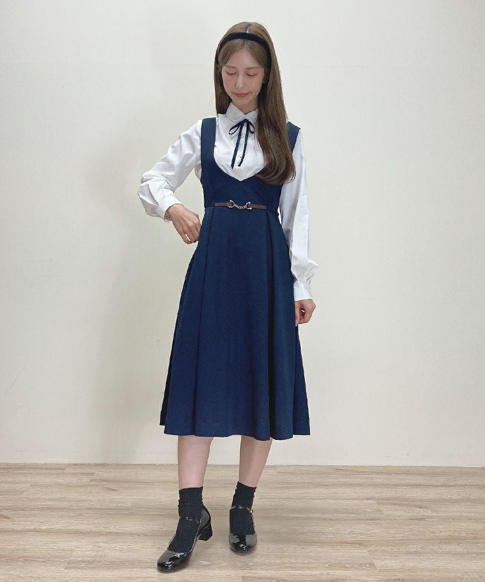 off white×navy / 160cm