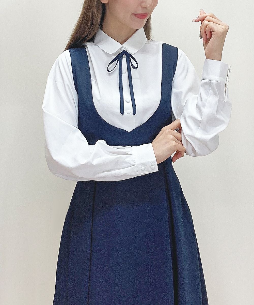 off white×navy / 160cm