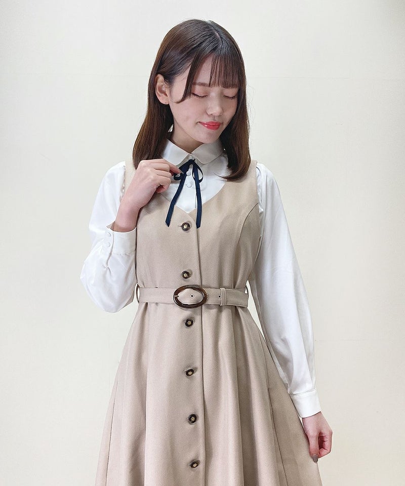 off white×navy / 166cm