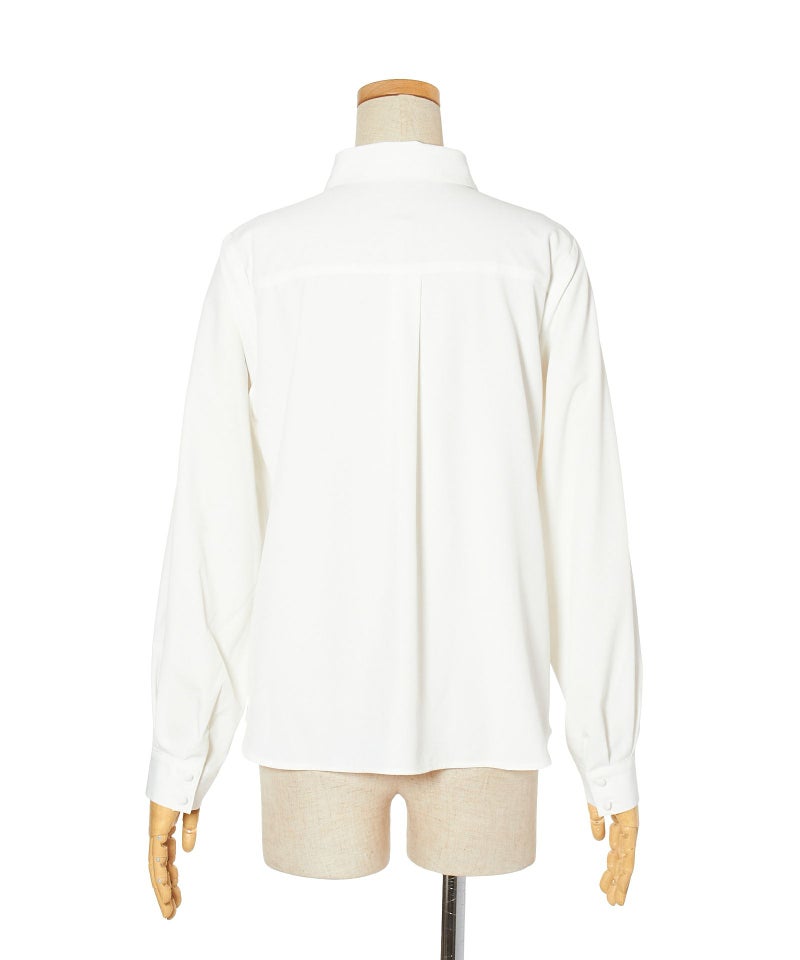 バック (off white×navy)