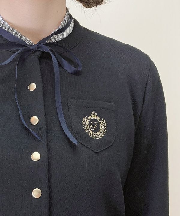 キャピタル NAVY ブッファンT カットソー 七分袖 XS ベージュ 紺 SALE！ナル NARU ポロシャツ バイカラー 半袖 カットソー 日本製