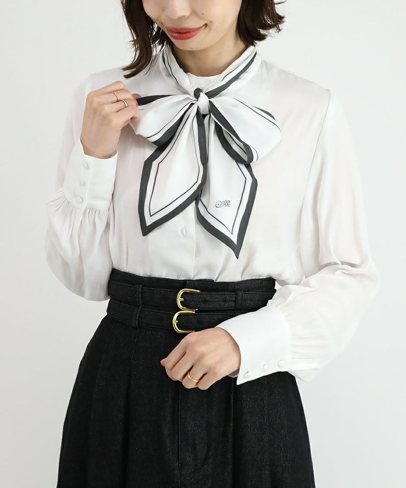 off white×black / 158cm