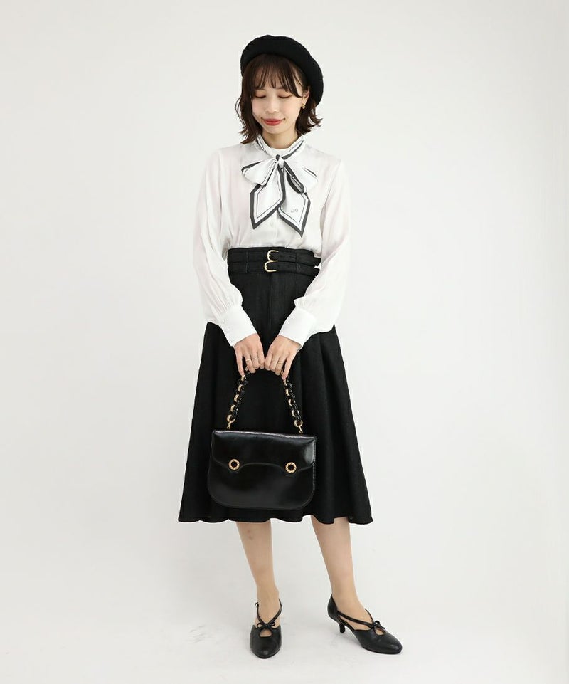 off white×black / 158cm