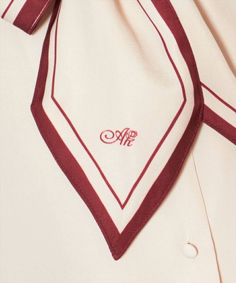 スカーフアップ (ivory×red)