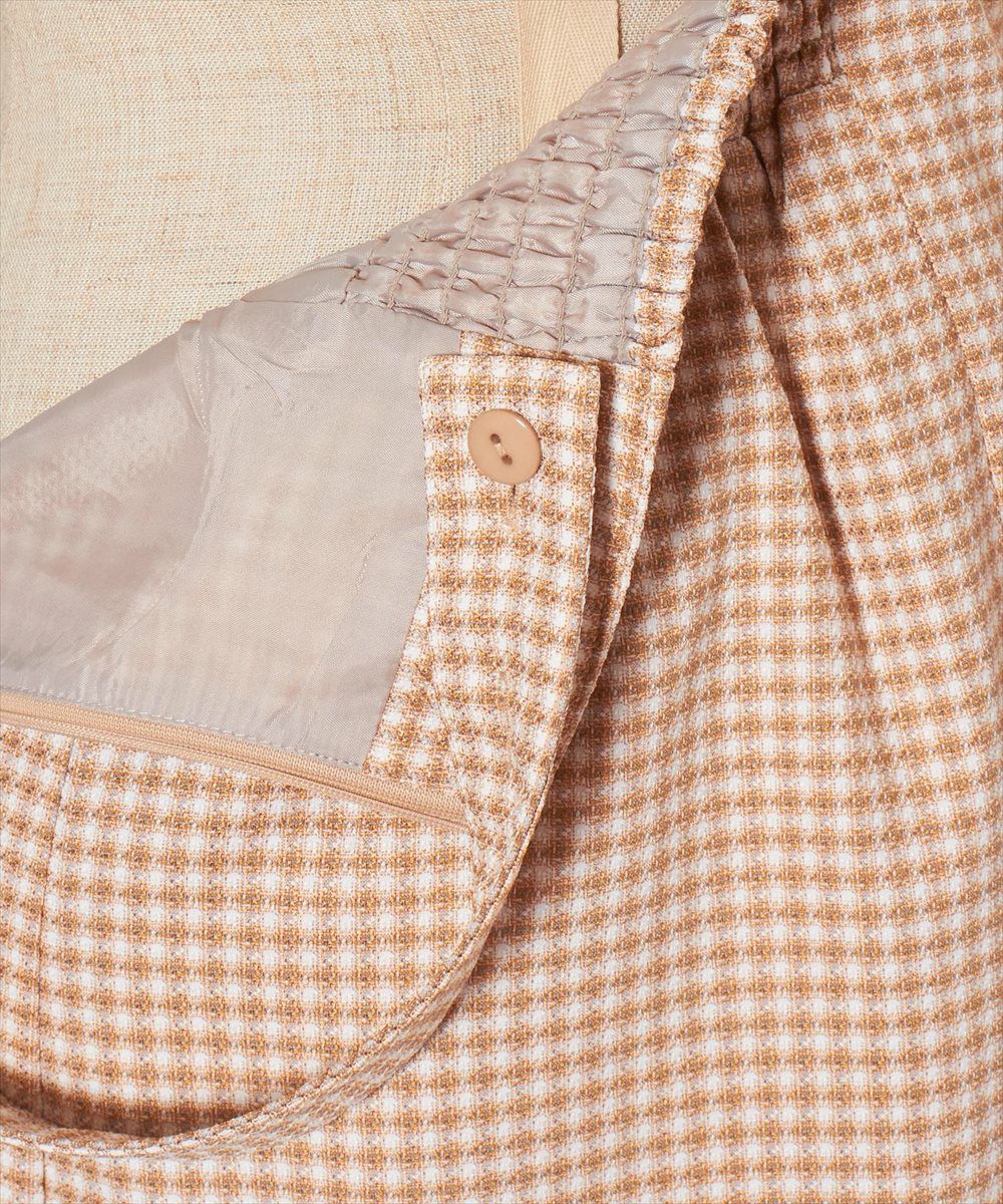 サスペンダー長さ調整部分 (orange×white)