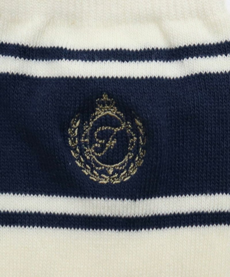 刺繍 (ivory×navy)