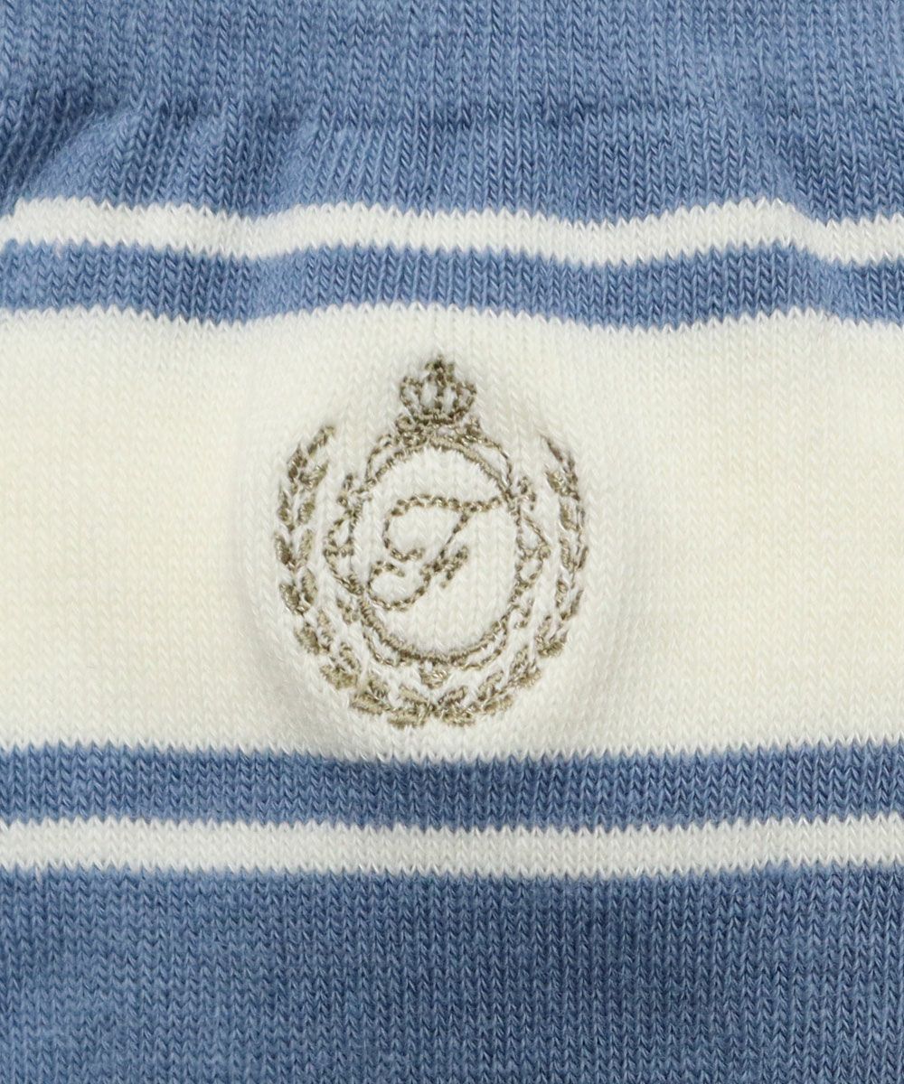 刺繍 (light blue×white)