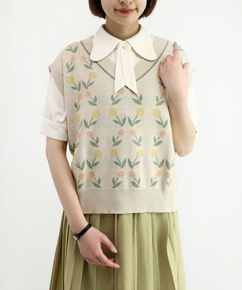 beige×green / 165cm