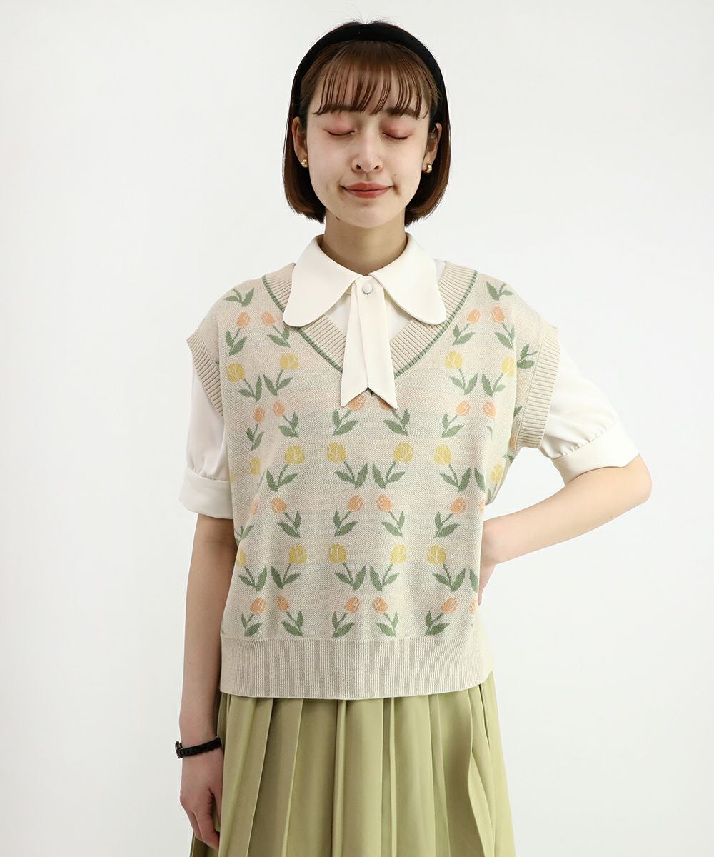 beige×green / 165cm