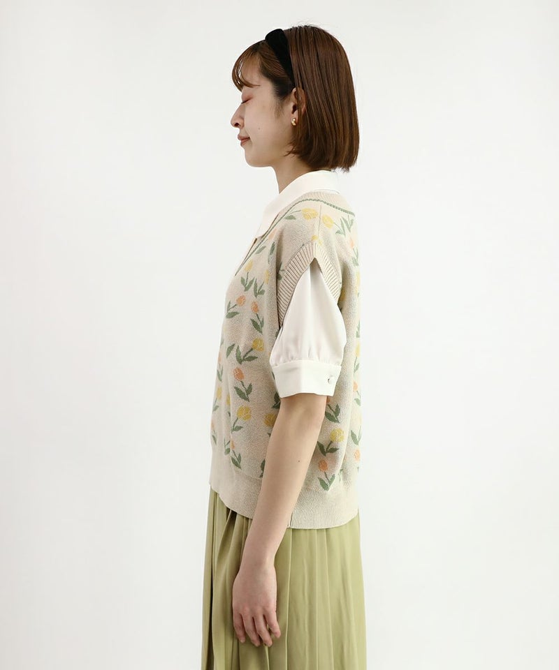 beige×green / 165cm