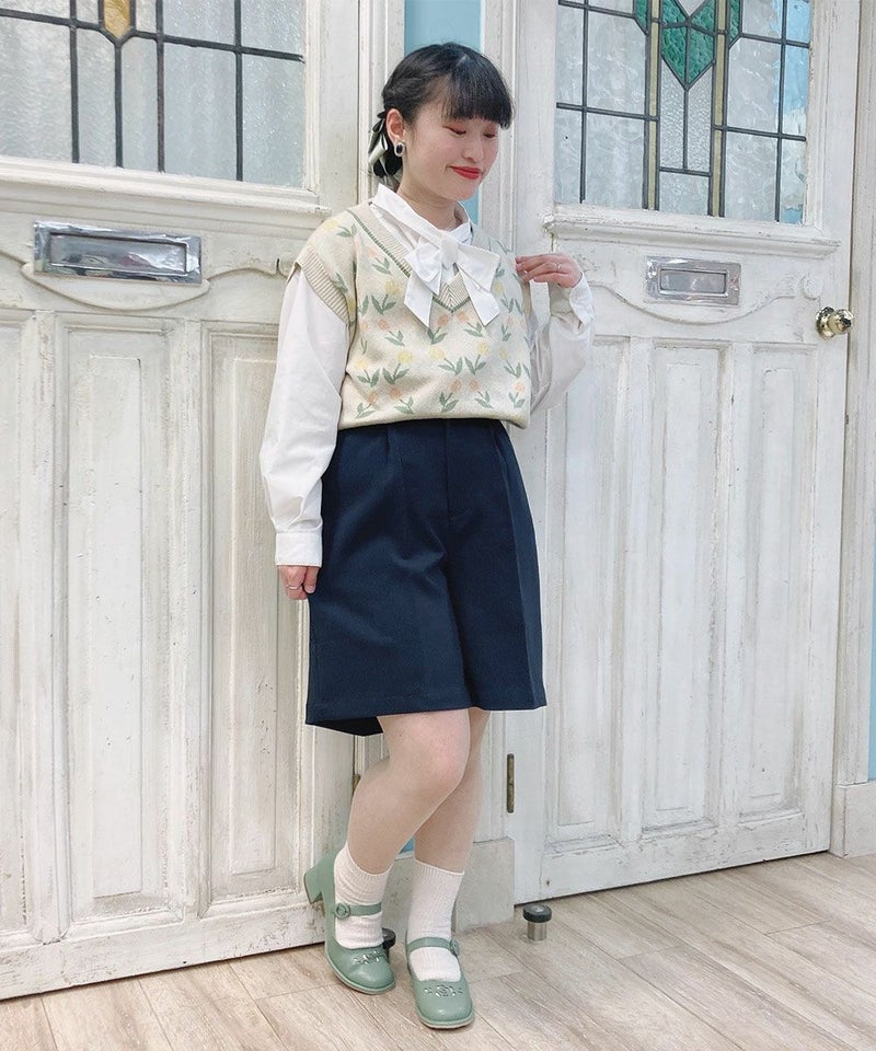 beige×green / 146cm