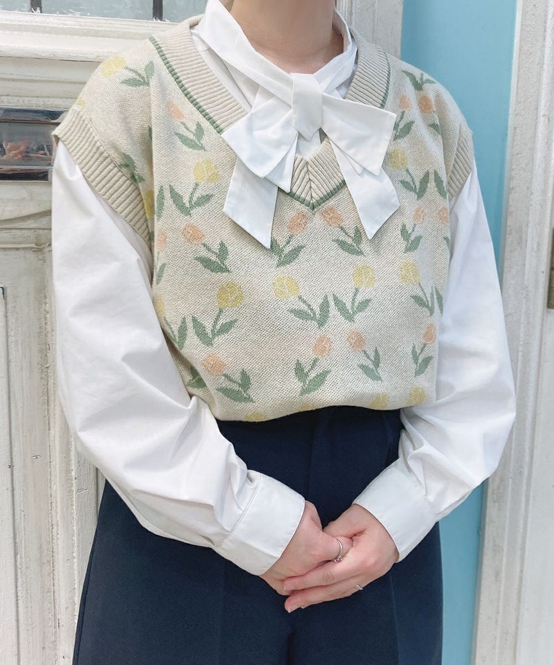 beige×green / 146cm