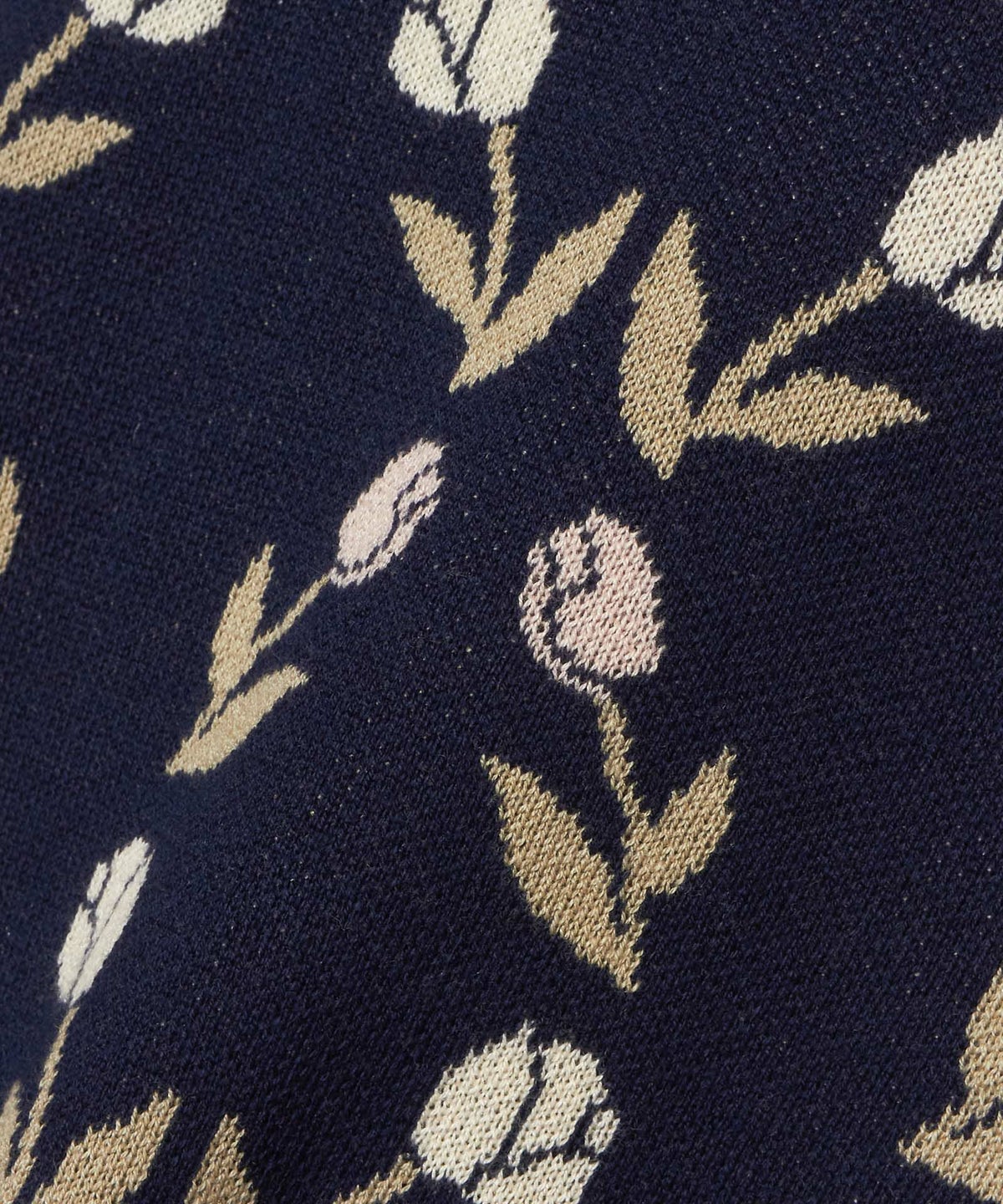 生地アップ (navy×white)
