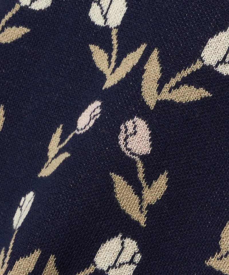 生地アップ (navy×white)