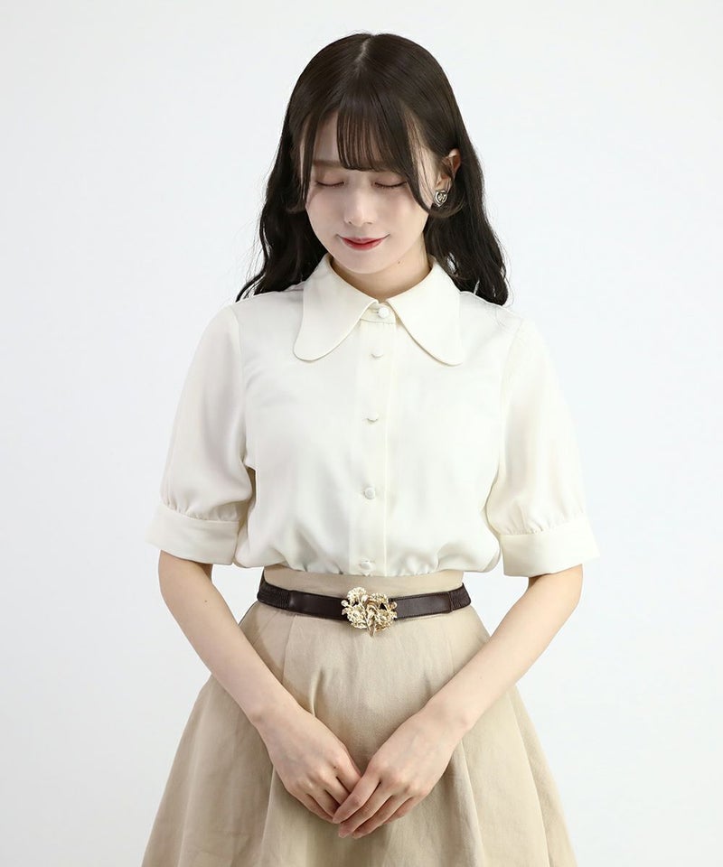 off white / 162cm / タイを外した状態