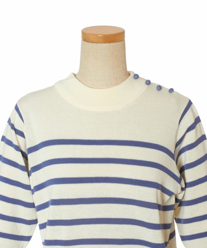 フロントアップ (off white×blue)