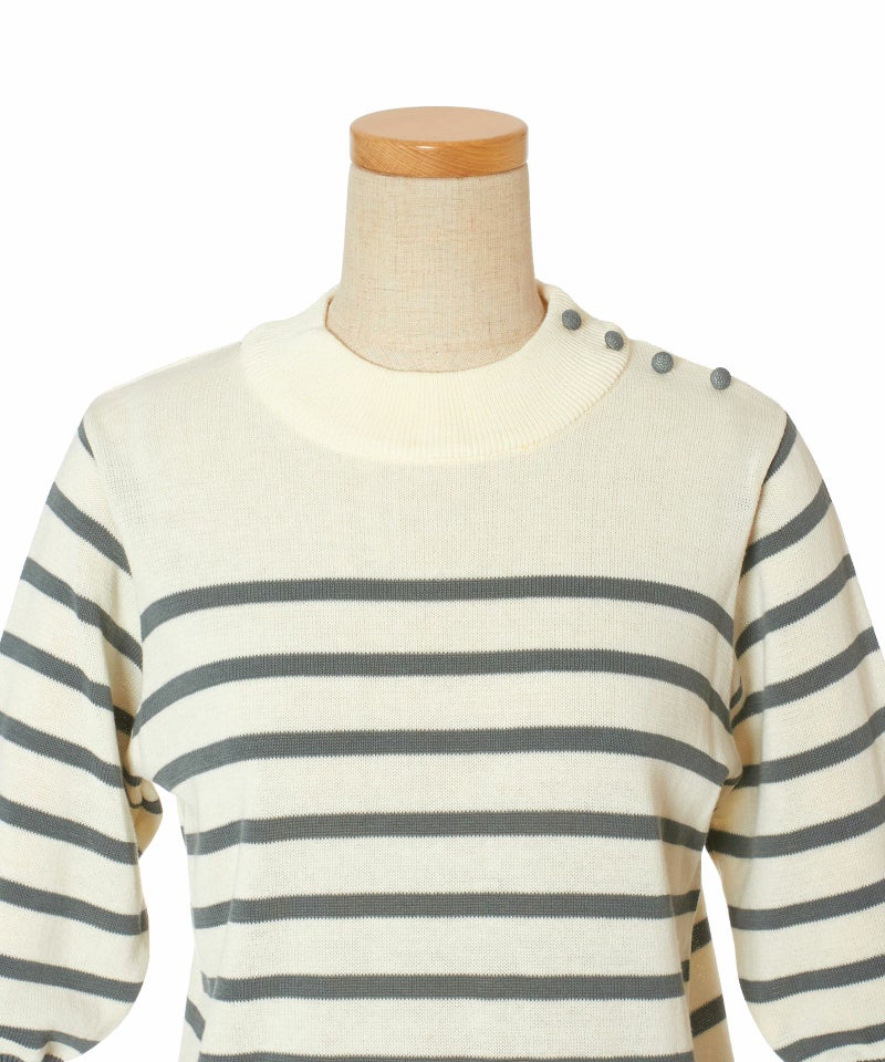 フロントアップ (off white×green)